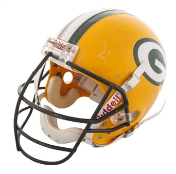 1994 Reggie White Game Used Green Bay Packers Helmet (MEARS)